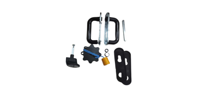 Kit poignée + poignée de portillon avec garniture Tubauto pour porte de garage