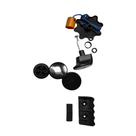 Poignée avec garniture Tubauto pour porte de garage basculante non débordante sans rails