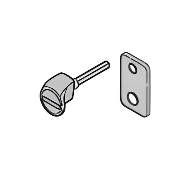 Poignée avec garniture Tubauto pour porte de garage sectionnelle en kit