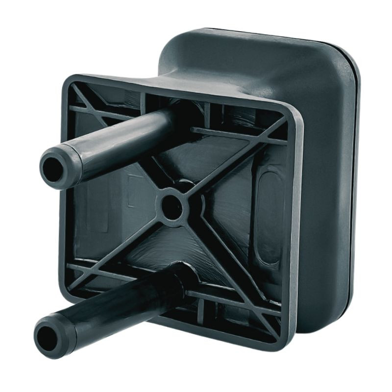 Poignée extérieure noire avec garniture Tubauto pour porte de garage