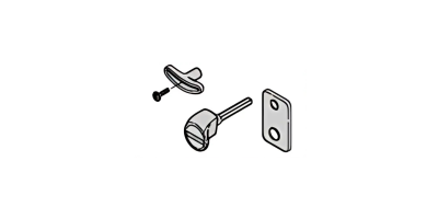 Poignée avec garniture Tubauto pour porte de garage sectionnelle