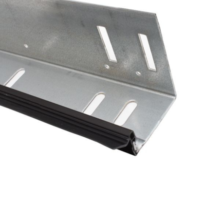 Vue installé Joint latéral pour porte de garage sectionnelle