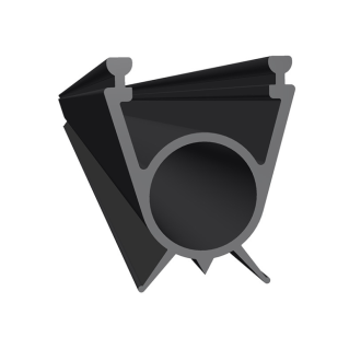 Joint d'étanchéité bas pour porte de garage sectionnelle