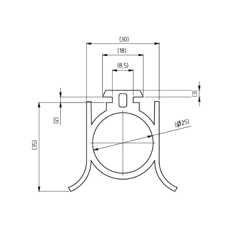Côtes Joint d'étanchéité bas pour porte de garage sectionnelle
