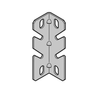 Fixation de palier d'arbre de porte de garage sectionnelle Hörmann 3101526