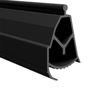 Joint d'étanchéité bas panneaux EPCO 40mm pour porte de garage sectionnelle