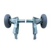 Kit supports roulettes basses Novoferm portes sectionnelles Iso HTU GST GSZ Symphonie