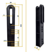 Rallonge de bras Novoferm pour une porte de garage basculante DL-IL NFF11566