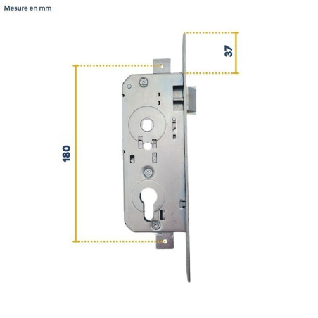 Serrure pour portillon d'une porte de garage basculante Hörmann 874424