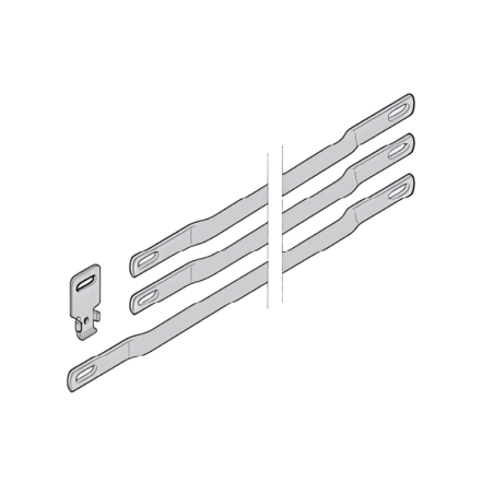 Tringles Tubauto pour portes de garage basculantes avec portillon