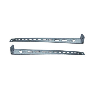 Paire de crémaillères pour ressorts de traction de porte de garage basculante ou sectionnelle