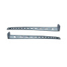Paire de crémaillères pour ressorts de traction de porte de garage basculante ou sectionnelle