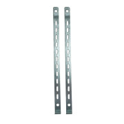 Paire de crémaillères pour ressorts de traction de porte de garage basculante ou sectionnelle