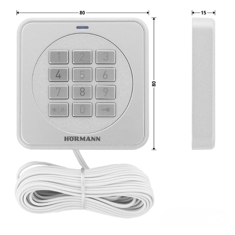 Côtes digicode filaire CTV 3-1 Hormann pour porte de garage