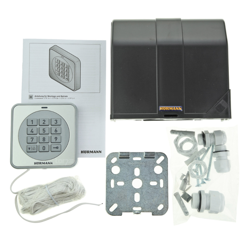 Ensemble pack digicode filaire CTR 1B-1 Hormann pour porte de garage