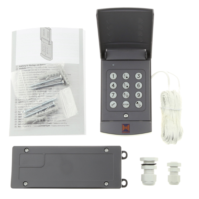 Digicode filaire CTR 1D Hormann pour porte de garage