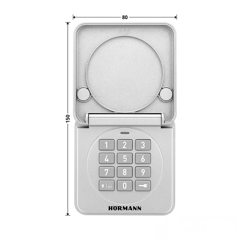 Côte ouvert digicode non filaire FTC 10-1 BS Hormann pour porte de garage