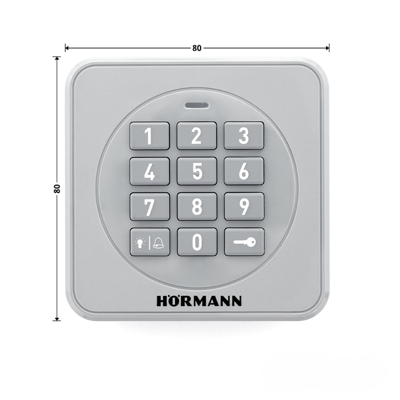 Côtes digicode non filaire FCT 3-1BS Hormann pour porte de garage