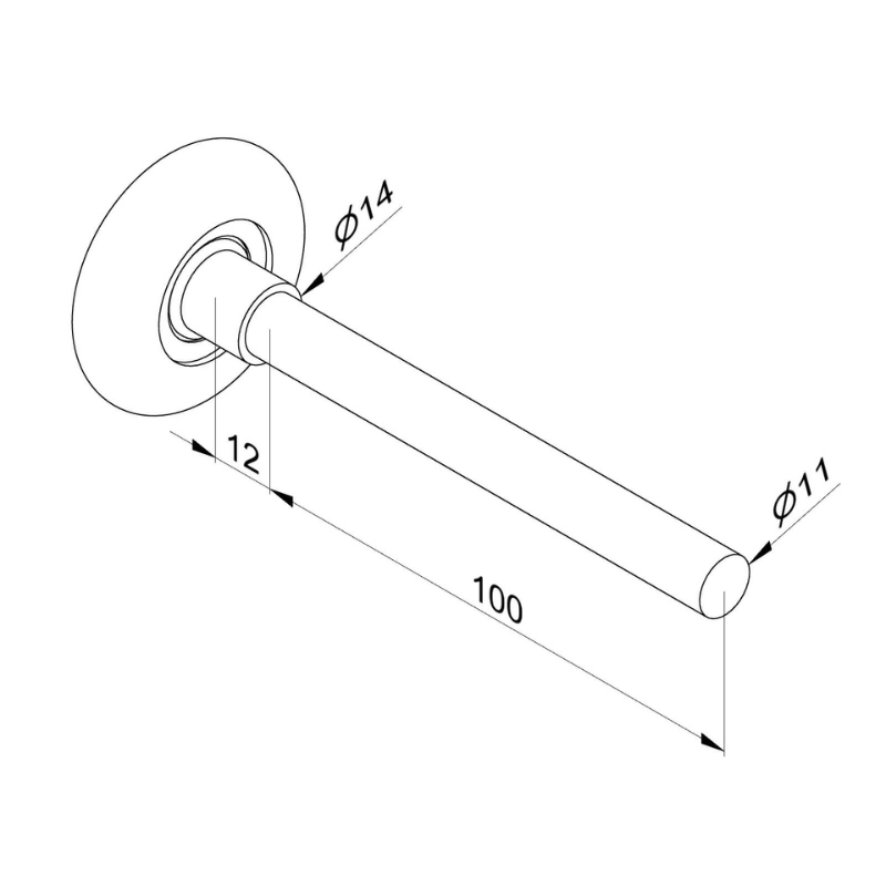 Schéma roulette intermédiaire et basse pour porte de garage