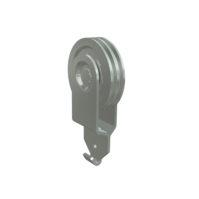 Accroche ressort avec poulie de câble pour porte de garage Europa Gypass