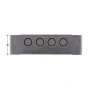 Dimensions boîtier de profile de raccordement de contact pour porte de garage Hormann