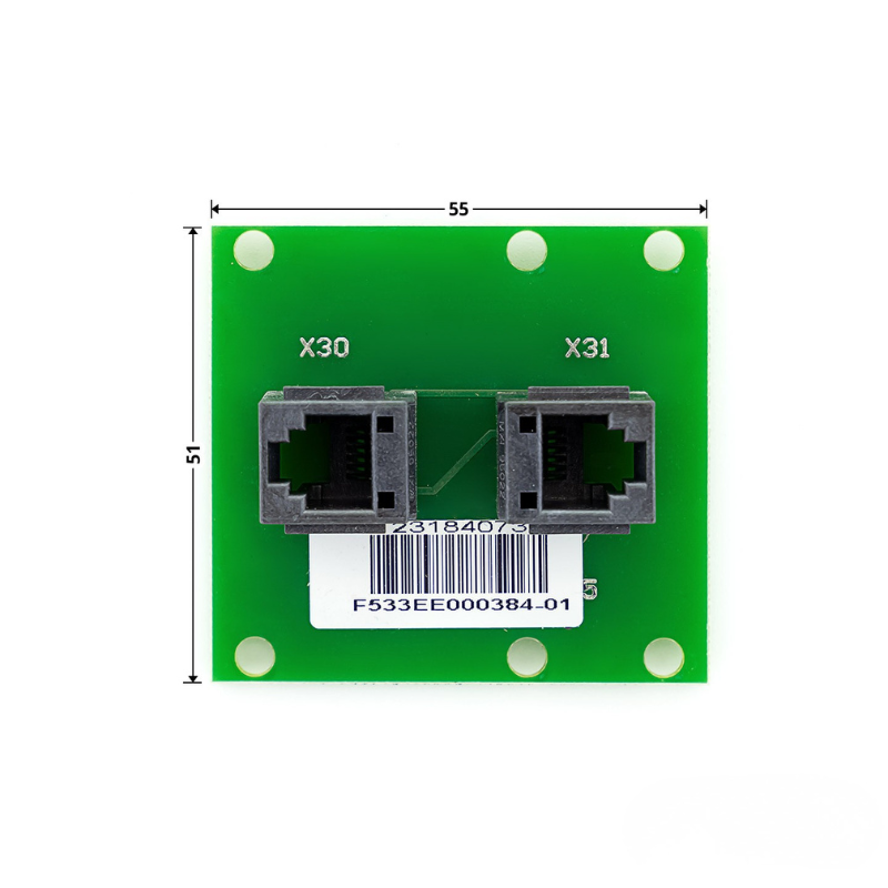 Dimensions carte électronique du boîtier de raccordement de contact pour porte de garage Hormann