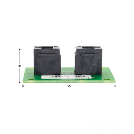 Dimensions carte électronique profile boîtier de raccordement de contact pour porte de garage Hormann