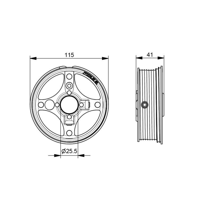 Côtes paire de tambours de câble Hormann pour porte de garage sectionnelle