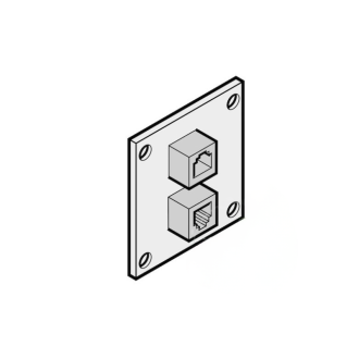 Platine pour contact de portillon Hormann pour porte de garage.