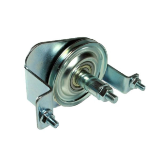 Poulie de câble 3 mm droite pour porte de garage Normstahl