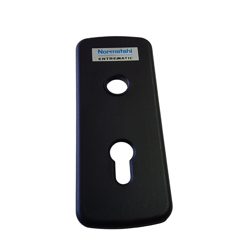 Garniture extérieure noire Normstahl pour porte de garage Euro CEN