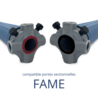 Ressorts de torsion pour portes de garage sectionnelles Fame