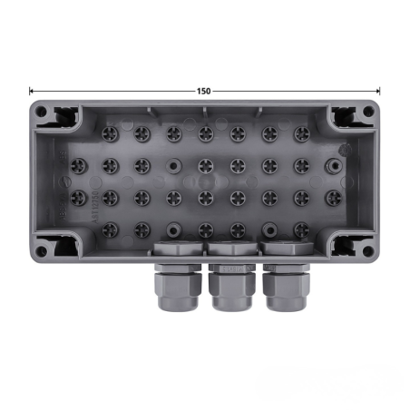 Côtes boîtier récepteur HER 2 868-BS Hormann avec antenne pour motorisation de porte de garage