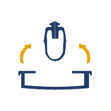 Joint bas pour porte de garage sectionnelle Hörmann