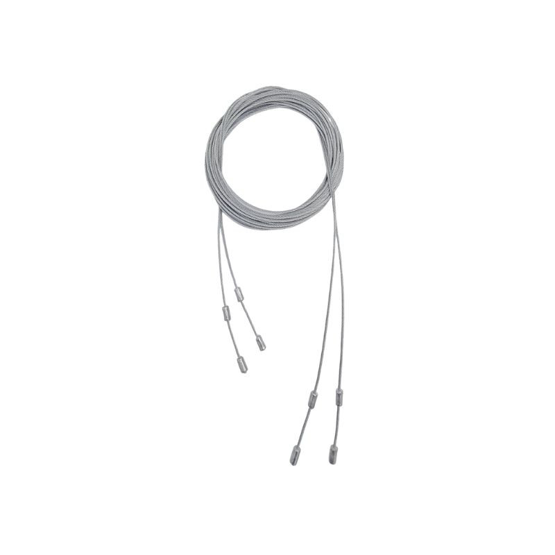 Paire de câbles pour une porte de garage sectionnelle Aludoor.