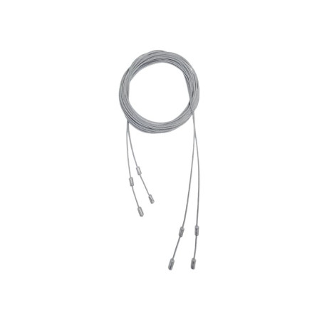 Paire de câbles pour une porte de garage sectionnelle Aludoor.