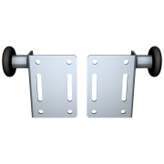 Supports roulettes non réglables pour porte de garage Europa Gypass