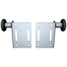 Supports roulettes non réglables pour porte de garage Europa Gypass