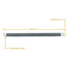 Ressort de traction Longueur 90 cm type C pour porte de garage basculante F016
