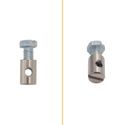 Serre câble de serrure 2mm max. Normstahl