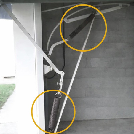 Kit ressorts de traction pour porte basculante RUKU