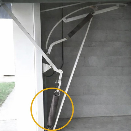Ressort de traction Bas pour porte basculante Ruku