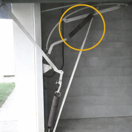 Ressort de traction Haut posé pour porte basculante Ruku
