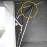 Ressort de traction Haut posé pour porte basculante Ruku