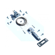 Kit de verrouillage automatique 1 point central pour porte de garage basculante motorisé
