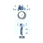 Kit de verrouillage automatique 1 point central pour porte de garage basculante motorisé