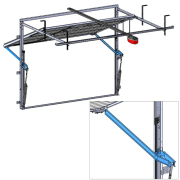 Kit bras de basculement et fixation pour porte basculante