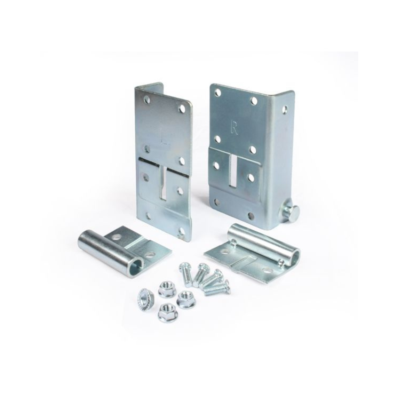 Plaques de base avec supports roulette pour porte de garage sectionnelle