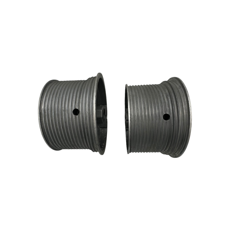 Paire de tambours industriels diamètre 159mm largeur 95,5mm