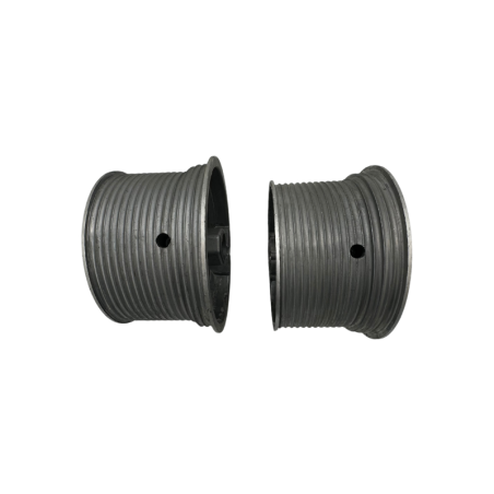 Paire de tambours industriels diamètre 159mm largeur 95,5mm